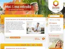 Tablet Screenshot of moi-et-ma-retraite.fr